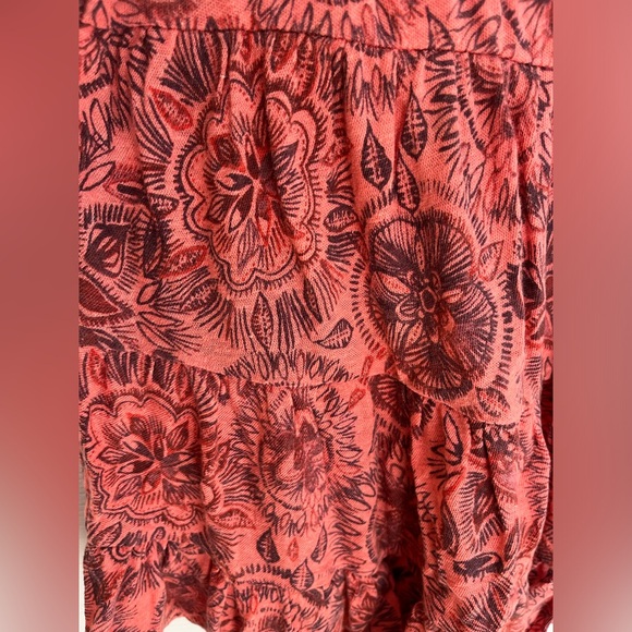 Free People Dorothy Print Babydoll Top, Size XS (oversized) - Picture 3 of 5